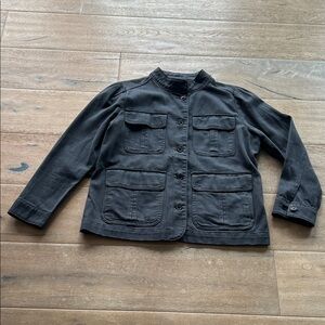 Old Navy Black Military Field Jacket